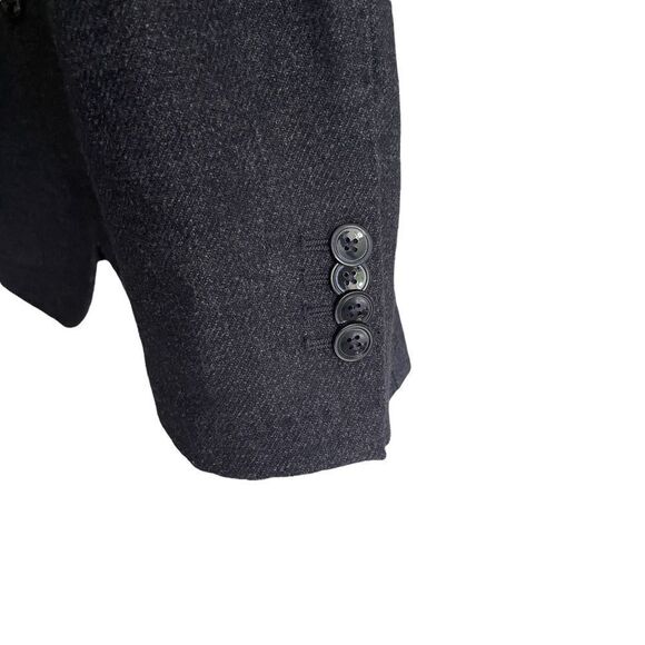 MASSIMO DUTTI Wool Blazer Navy Blue 46R - Picture 4 of 11